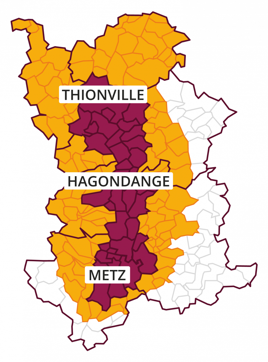 Carte de la zone d'intervention